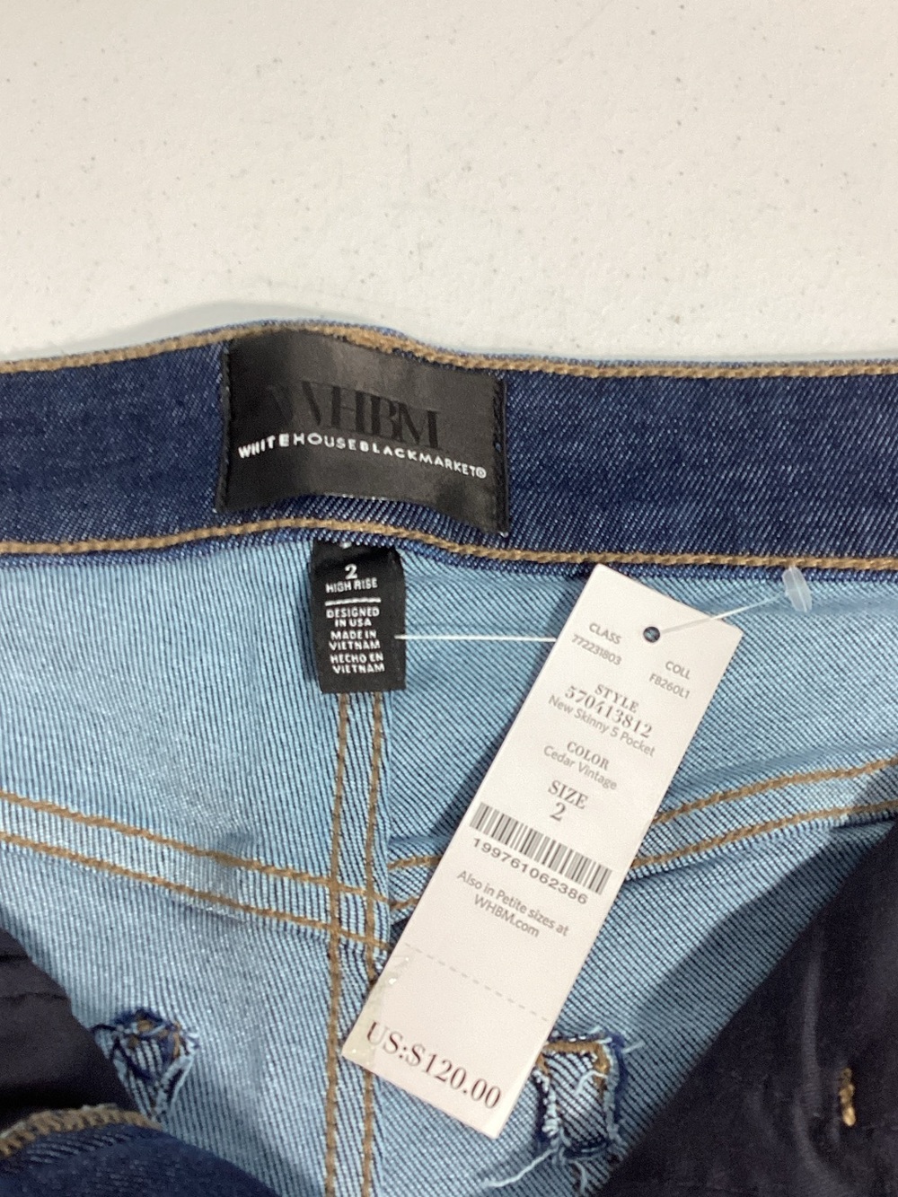 White House Black Market High Rise Jeans